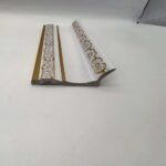 cornice PS European Gold Foil Crown Molding, Light Luxury Printed Ceiling Cornice Trim