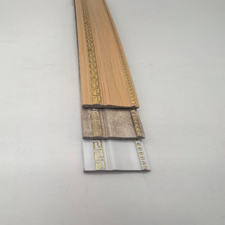 decor line PS Single Side Hui Pattern & Beaded Molding, New Chinese Gold Highlight Frame Trim