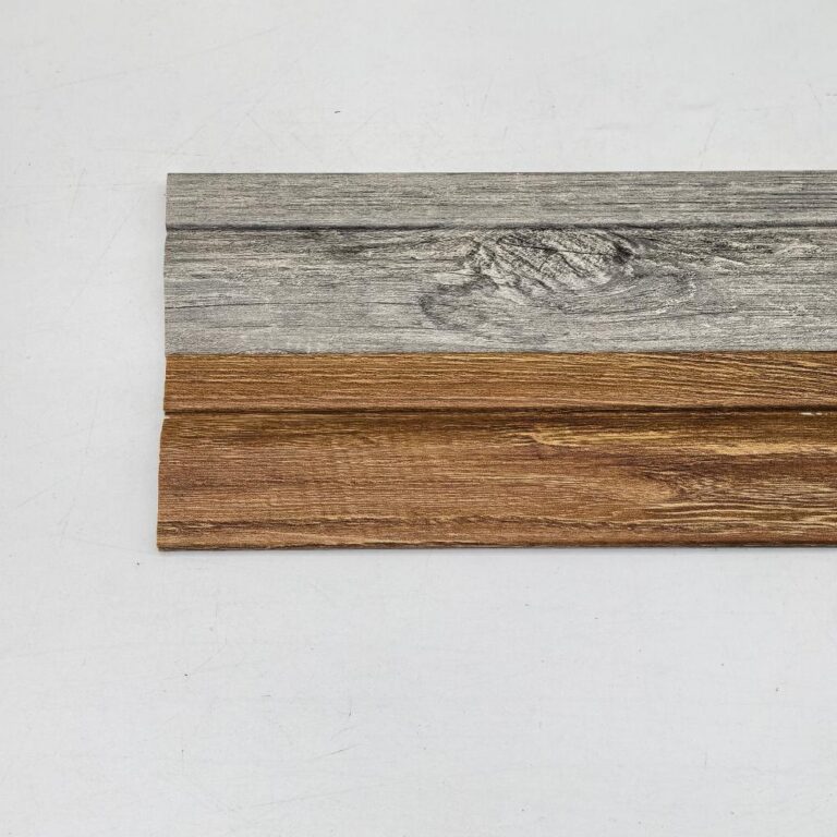 decor line PS Flat Wood Grain Wall Panel, Simple Straight Edge Decorative Board