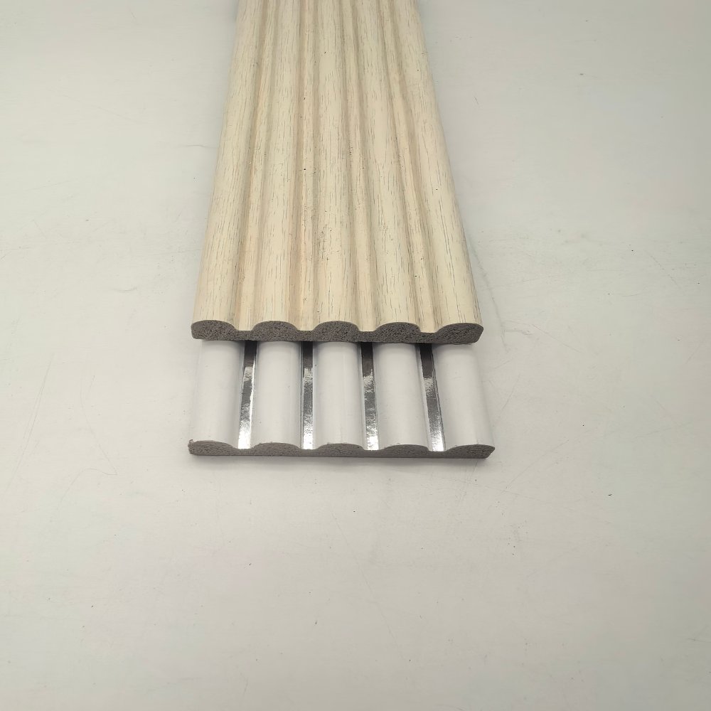 decor line PS Half-Round Fluted Molding, Concave-Convex Wave Decorative Trim