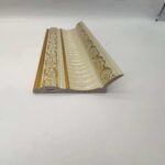 cornice PS European Gold Foil Crown Molding, Light Luxury Printed Ceiling Cornice Trim