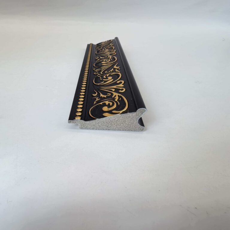 frame PS European Scroll Gold Embossed Molding, Beaded Vintage Frame Trim