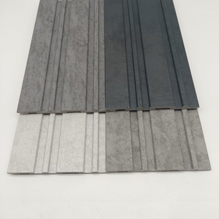 fluted wall panel PS Cement Grain Fluted Wall Panel, Interlocking Grooved Slat Board