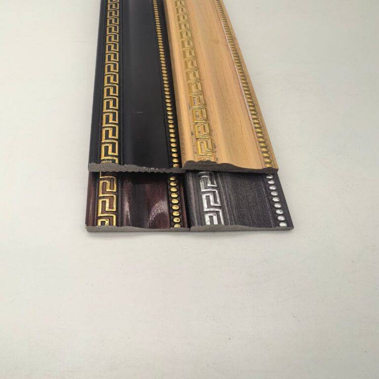 decor line PS Hui Pattern & Beaded Decorative Molding, Vintage Gold Picture Frame Trim