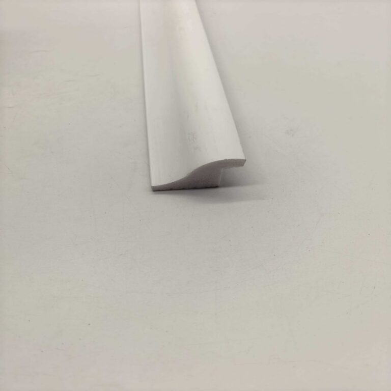 cornice PS Single Curve Simple Decorative Molding, White Concave-Convex Trim Line