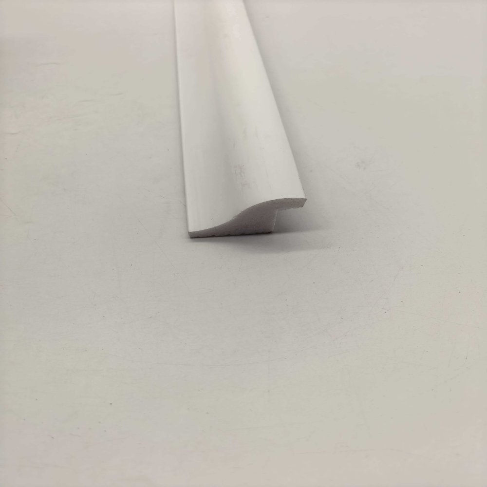 cornice PS Single Curve Simple Decorative Molding, White Concave-Convex Trim Line
