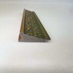 frame PS European Vintage Scroll Carved Molding, Dark Green Gold Wide Oil Painting Frame Trim