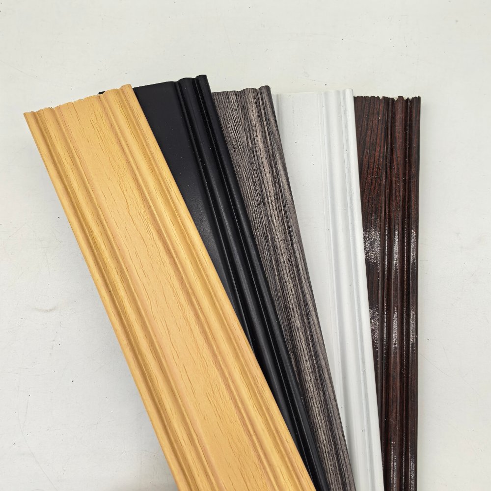 decor line PS Double Groove Simple Molding, Wood Grain & Solid Color Picture Frame Trim